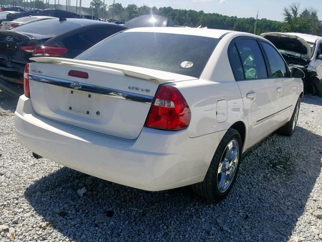 1G1ZU53816F260559 - 2006 CHEVROLET MALIBU LTZ 白色 照片 4