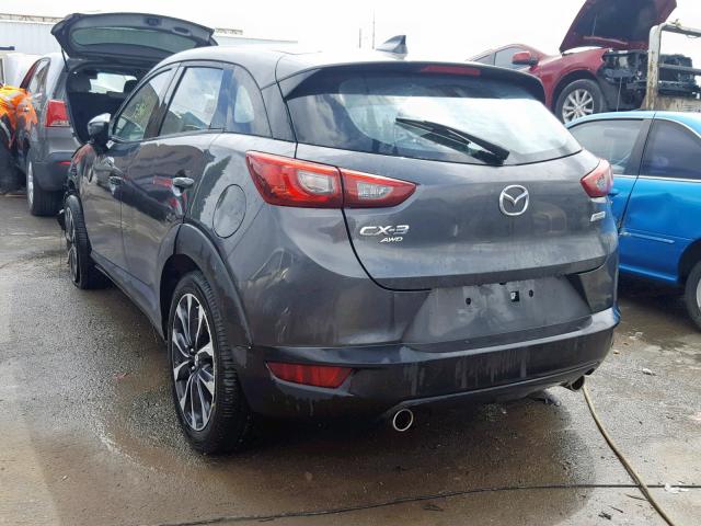 JM1DKFC73K0412407 - 2019 MAZDA CX-3 TOURI GRAY photo 3