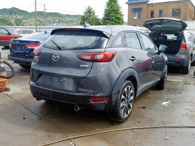 JM1DKFC73K0412407 - 2019 MAZDA CX-3 TOURI GRAY photo 4