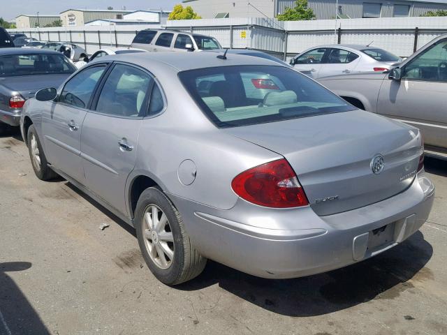 2G4WC582361244710 - 2006 BUICK LACROSSE C SILVER photo 3