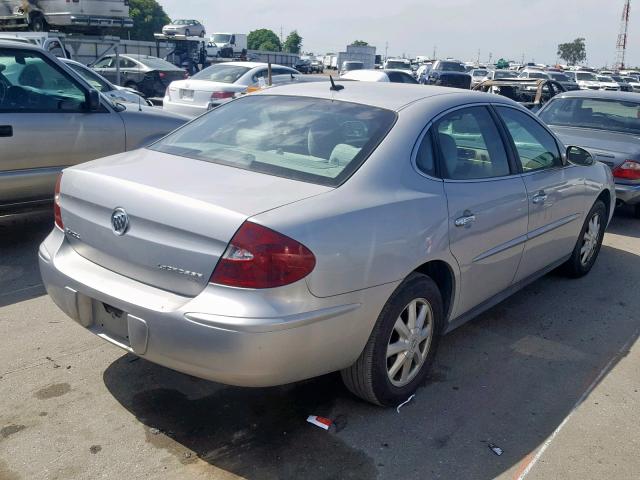 2G4WC582361244710 - 2006 BUICK LACROSSE C SILVER photo 4