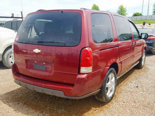 1GNDV23L05D207340 - 2005 CHEVROLET UPLANDER L 勃艮第红 照片 4