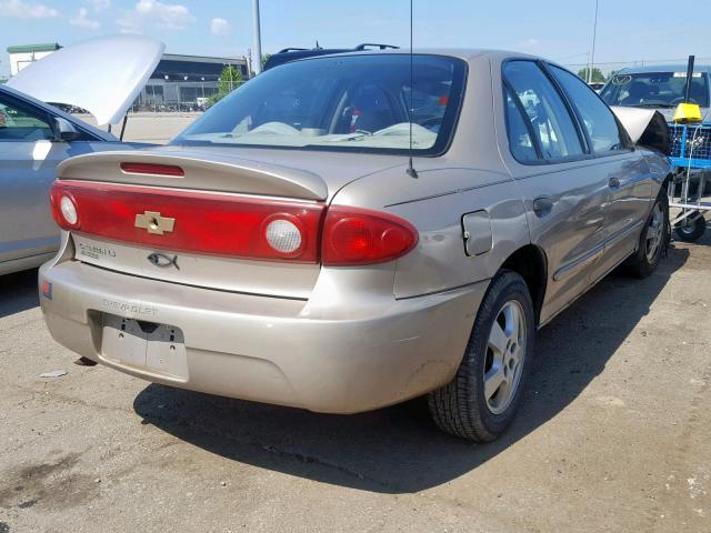 1G1JF52FX47118659 - 2004 CHEVROLET CAVALIER L BEIGE photo 4