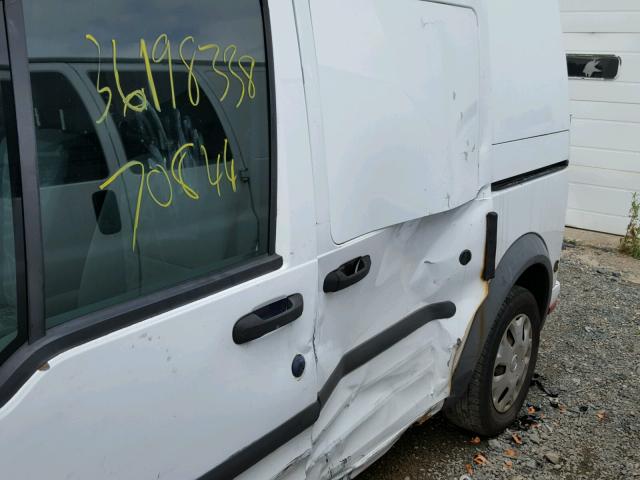 NM0LS7BN5AT034764 - 2010 FORD TRANSIT CO WHITE photo 9