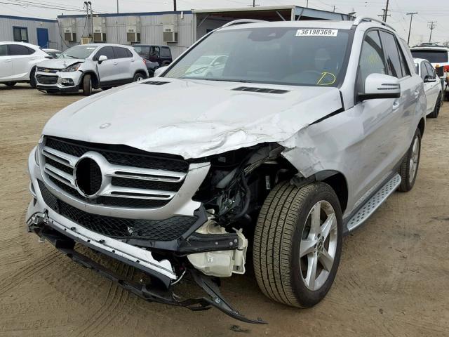 4JGDA5JB3HA910741 - 2017 MERCEDES-BENZ GLE 350 SILVER photo 2