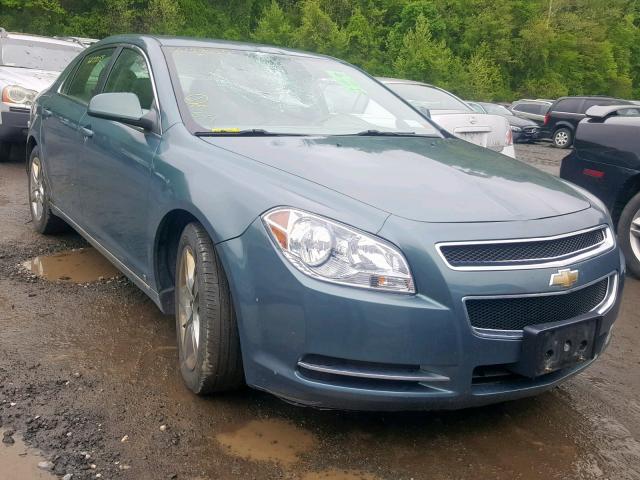 1G1ZH57B59F124661 - 2009 CHEVROLET MALIBU 1LT GREEN photo 1