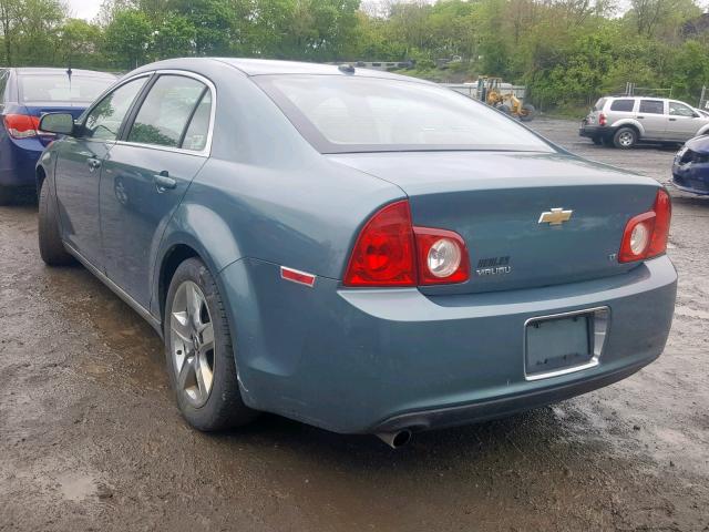 1G1ZH57B59F124661 - 2009 CHEVROLET MALIBU 1LT GREEN photo 3