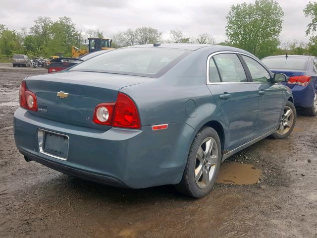 1G1ZH57B59F124661 - 2009 CHEVROLET MALIBU 1LT GREEN photo 4