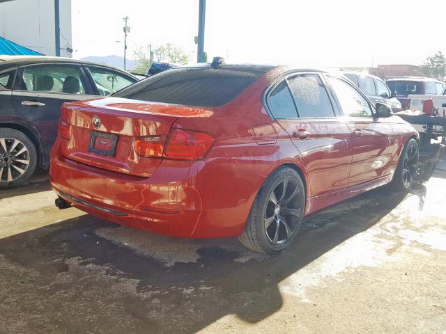 WBA3A5C54DF358992 - 2013 BMW 328 I RED photo 4