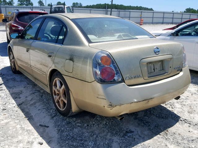 1N4BL11D52C218370 - 2002 NISSAN ALTIMA SE GOLD photo 3