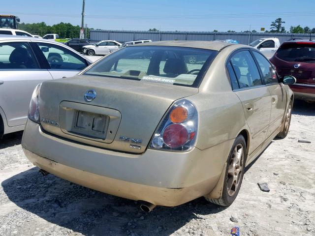 1N4BL11D52C218370 - 2002 NISSAN ALTIMA SE GOLD photo 4