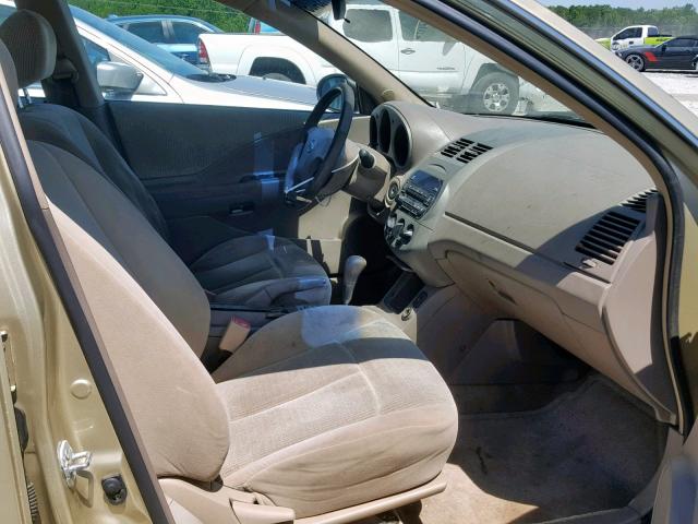 1N4BL11D52C218370 - 2002 NISSAN ALTIMA SE GOLD photo 5