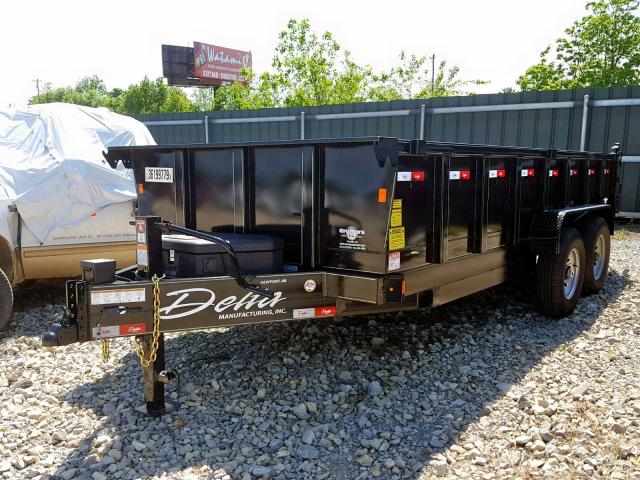 4MWBD1623KN046416 - 2019 DELT TRAILER BLACK photo 2