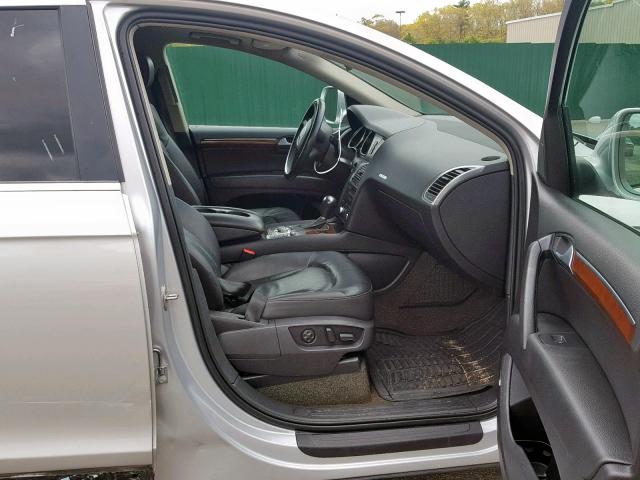 WA1BY74L87D054934 - 2007 AUDI Q7 3.6 QUA GRAY photo 5