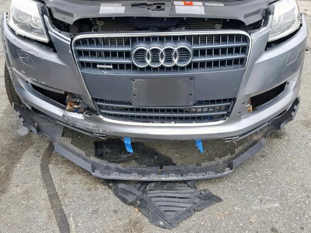 WA1BY74L87D054934 - 2007 AUDI Q7 3.6 QUA GRAY photo 9