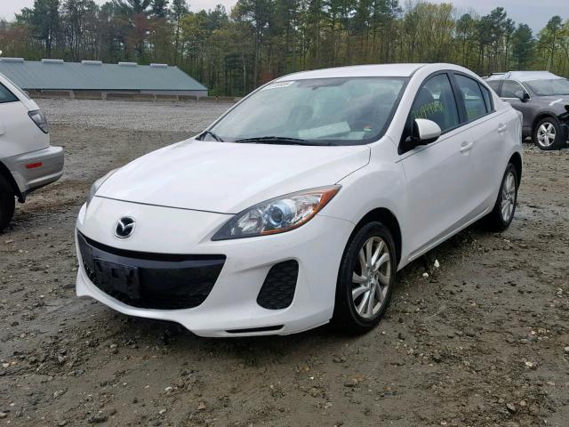 JM1BL1V88C1613163 - 2012 MAZDA 3 I WHITE photo 2