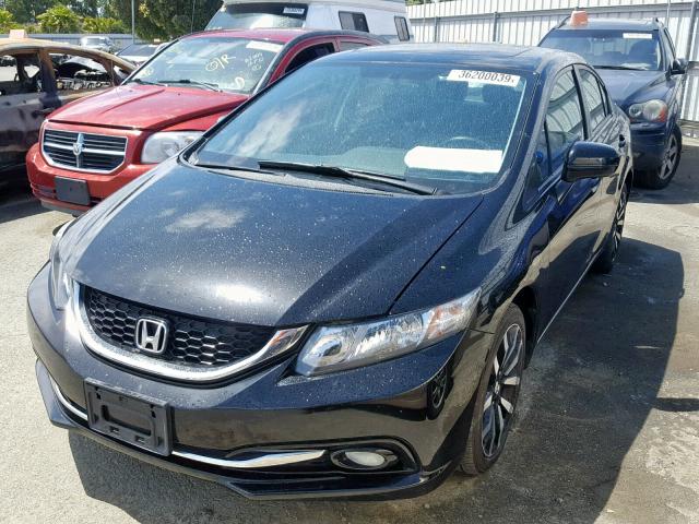 2HGFB2F99FH517177 - 2015 HONDA CIVIC EXL 黑色 照片 2