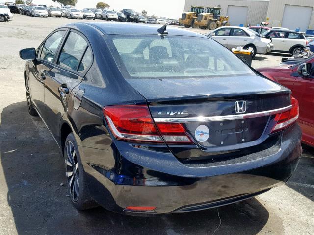 2HGFB2F99FH517177 - 2015 HONDA CIVIC EXL 黑色 照片 3