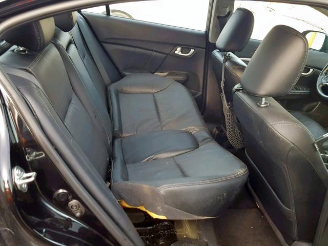 2HGFB2F99FH517177 - 2015 HONDA CIVIC EXL 黑色 照片 6