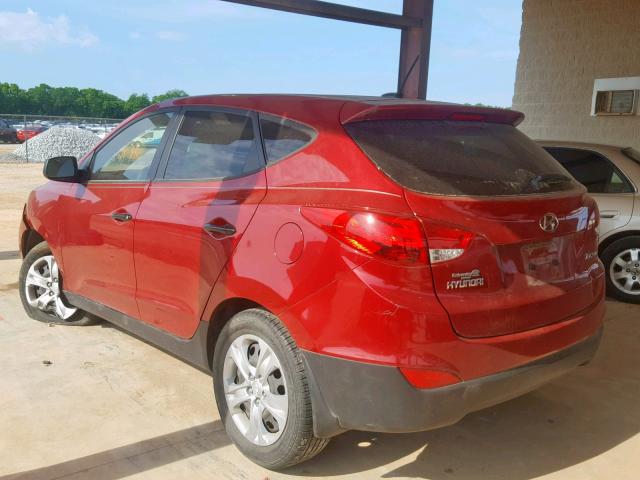 KM8JT3AB0CU425482 - 2012 HYUNDAI TUCSON GL RED photo 3