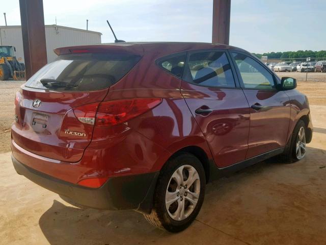 KM8JT3AB0CU425482 - 2012 HYUNDAI TUCSON GL RED photo 4