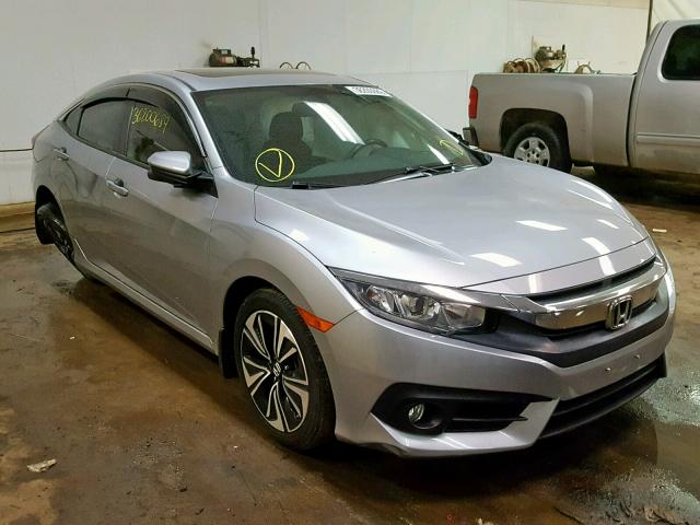 19XFC1F70HE208801 - 2017 HONDA CIVIC EXL SILVER photo 1