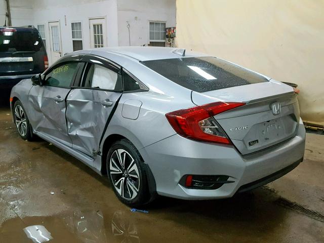 19XFC1F70HE208801 - 2017 HONDA CIVIC EXL SILVER photo 3