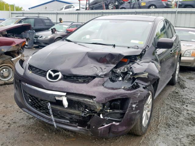 JM3ER2WM8A0347134 - 2010 MAZDA CX-7 BURGUNDY photo 2