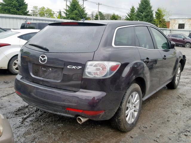 JM3ER2WM8A0347134 - 2010 MAZDA CX-7 BURGUNDY photo 4