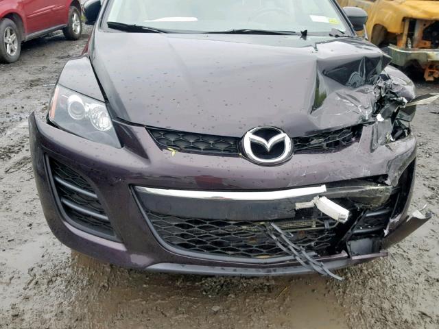 JM3ER2WM8A0347134 - 2010 MAZDA CX-7 BURGUNDY photo 7