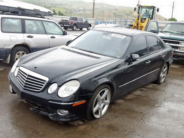 WDBUF56X79B392394 - 2009 MERCEDES-BENZ E 350 BLACK photo 2