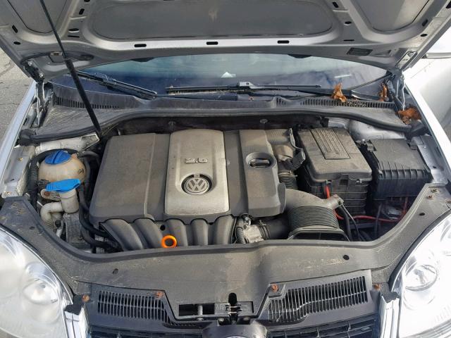 3VWEF71K57M184868 - 2007 VOLKSWAGEN JETTA WOLF SILVER photo 7