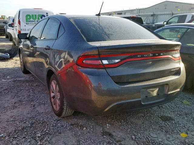 1C3CDFDH7FD142064 - 2015 DODGE DART SE AE GRAY photo 3