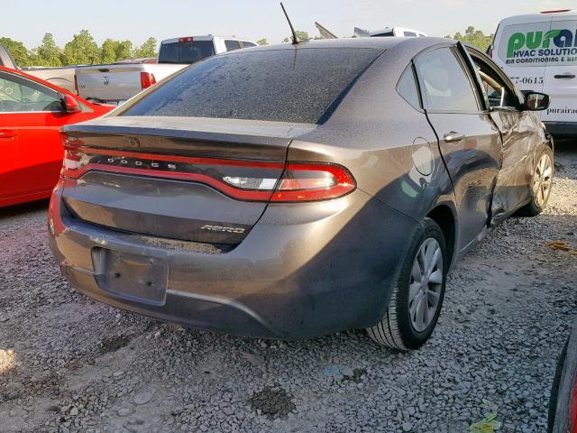 1C3CDFDH7FD142064 - 2015 DODGE DART SE AE GRAY photo 4