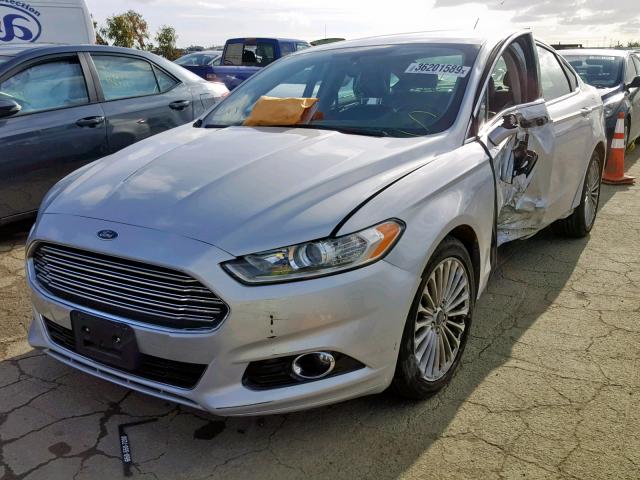 3FA6P0K92GR157952 - 2016 FORD FUSION TIT SILVER photo 2