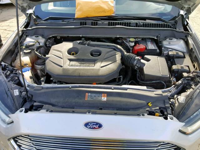 3FA6P0K92GR157952 - 2016 FORD FUSION TIT SILVER photo 7