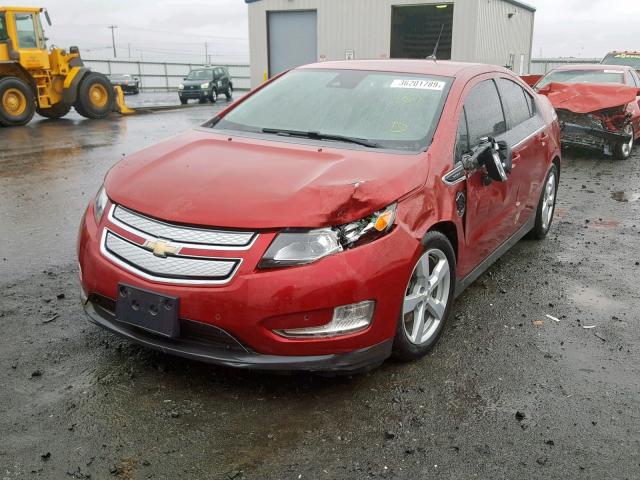 1G1RB6E44DU106295 - 2013 CHEVROLET VOLT RED photo 2