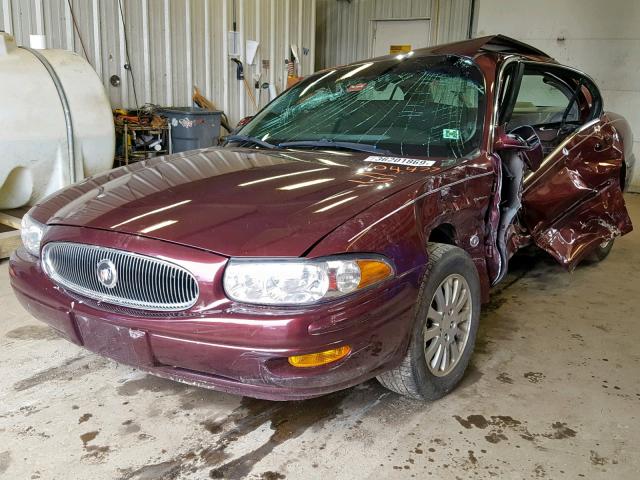 1G4HP54K15U190815 - 2005 BUICK LESABRE CU MAROON photo 2