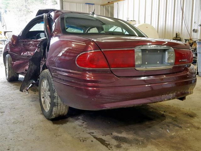 1G4HP54K15U190815 - 2005 BUICK LESABRE CU MAROON photo 3