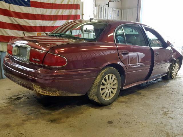 1G4HP54K15U190815 - 2005 BUICK LESABRE CU MAROON photo 4