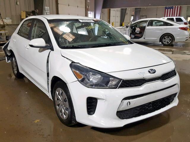 3KPA25AB7JE095497 - 2018 KIA RIO LX WHITE photo 1