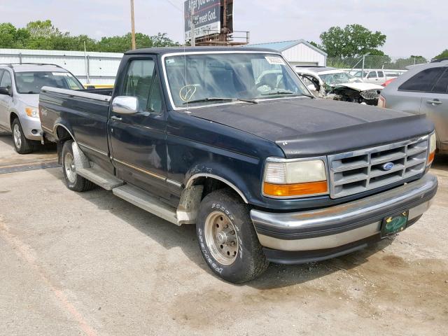 1FTEF14N3SLA95266 - 1995 FORD F150 TEAL photo 1