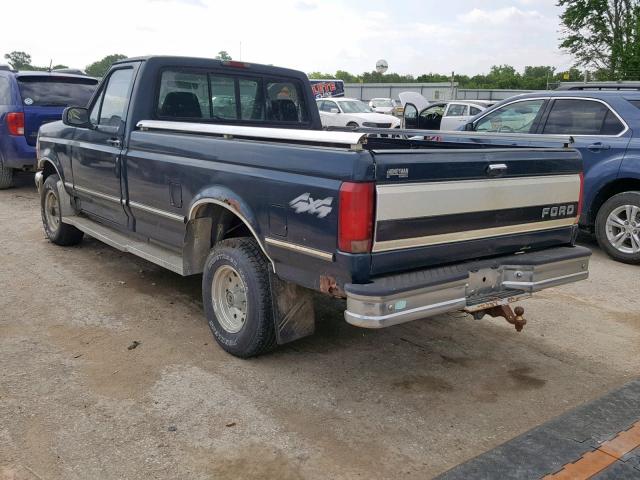 1FTEF14N3SLA95266 - 1995 FORD F150 TEAL photo 3