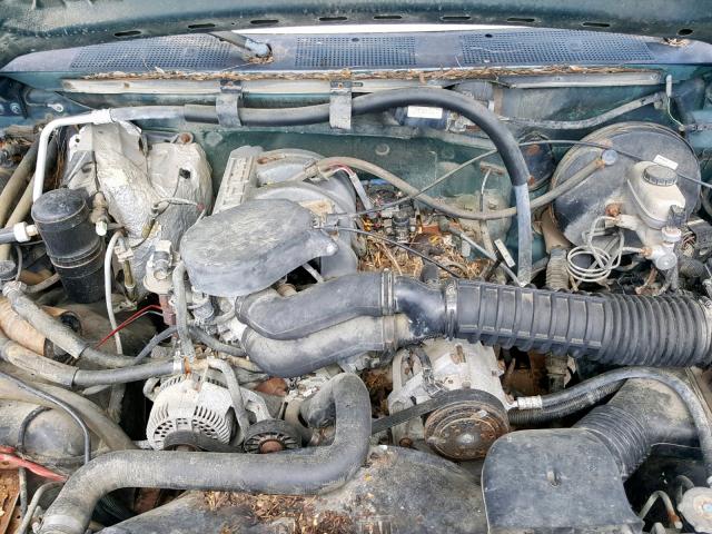 1FTEF14N3SLA95266 - 1995 FORD F150 TEAL photo 7