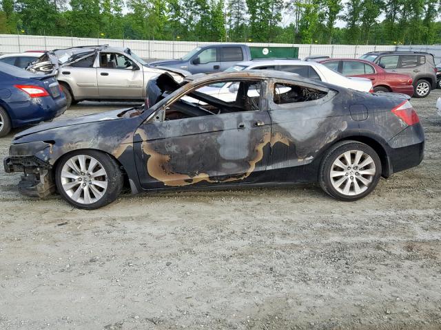 1HGCS22898A005260 - 2008 HONDA ACCORD EXL BLACK photo 10