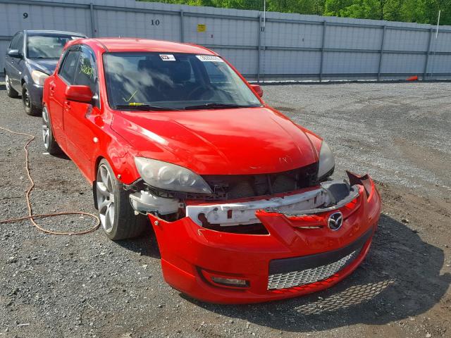 JM1BK34M681156504 - 2008 MAZDA SPEED 3 RED photo 1