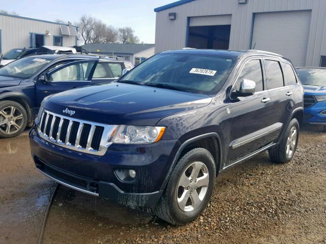 1J4RR5GT2BC581765 - 2011 JEEP GRAND CHER BLUE photo 2