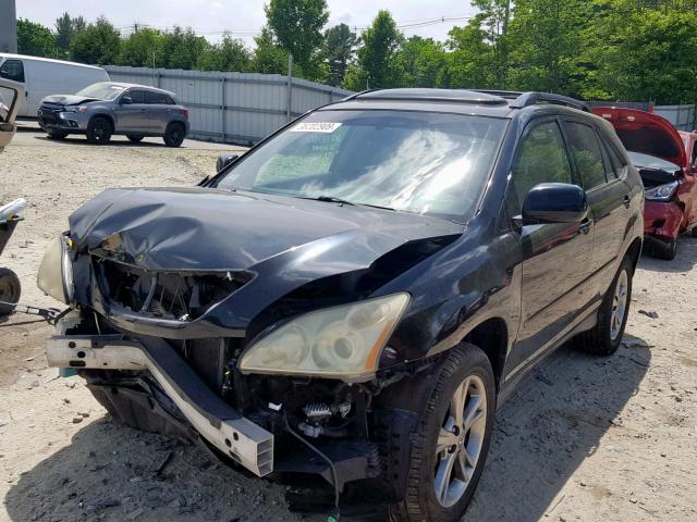 JTJGW31UX60002456 - 2006 LEXUS RX 400 BLACK photo 2