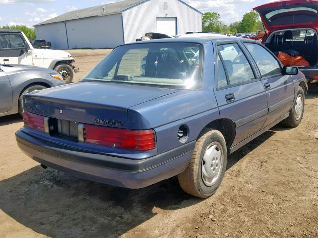 1G1LD554XRY130837 - 1994 CHEVROLET CORSICA BLUE photo 4