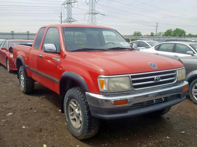 JT4UN24D8V0048204 - 1997 TOYOTA T100 XTRAC RED photo 1